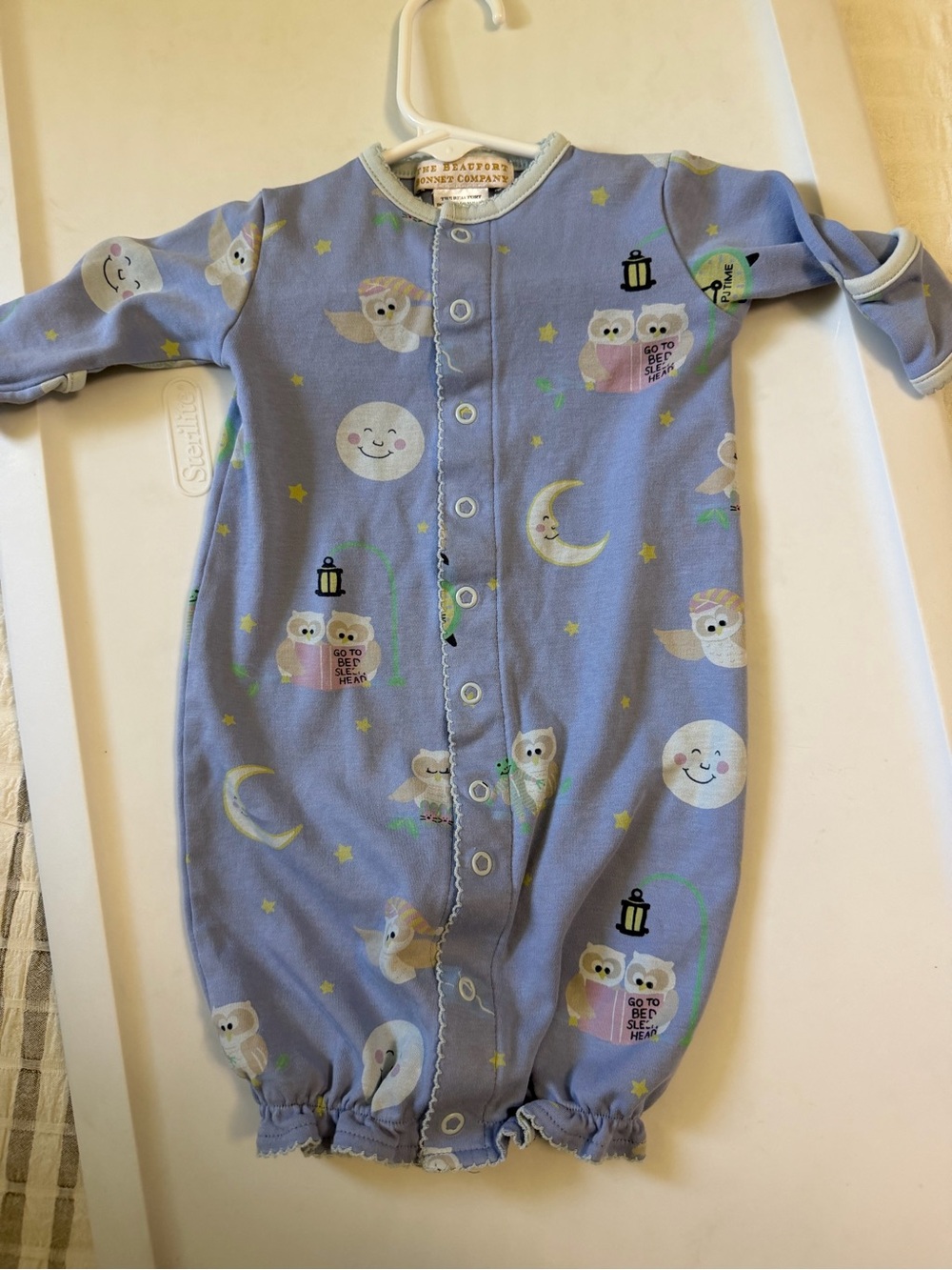 The Beaufort Bonnet Company Lavender Owl Moon Nightgown